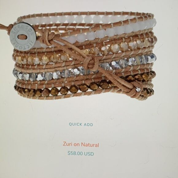 New Victoria Emerson Famous Celebrity Wrap bracelet. 5 Diff Crystals 500+ beads - Picture 6 of 9